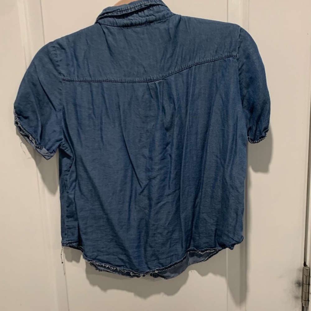 American Eagle Denim Button Down - image 2